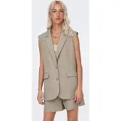 ONLY Gilet 'LINDA' greige