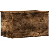 vidaXL Opbergbox 60x35x35 cm bewerkt hout gerookt eikenkleurig