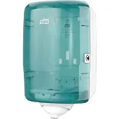 Tork 473167 Reflex Papierenhanddoekdispenser Kunststof Wit, Turquoise 1 stuk(s)