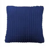 MULTITEX Decoratieve Kussenhoes Diamond Microvezel 40x40 cm Blauw