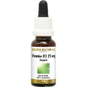 Golden naturals Vitamine D3 25mcg Druppels