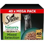 Sheba Nature’s Collection mix Geschmacks in Soße adulte Katzen 80x85 g