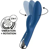 Satisfyer Spinning Rabbit 1 - rabbit vibrator met roterende clitorisstimulator