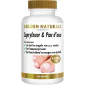Golden naturals Caprylzuur & pau d'arco (180 capsules)