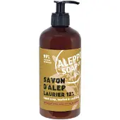 Aleppo Soap Co zeep 12% laurier met pomp 500 ml