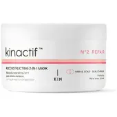 Kin Cosmetics Masker Kinactif Reconstructing 2-in-1 Mask 200ml | Voor Beschadigd Haar