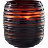 Onno Collection Zanzibar Sphere Amber Candle 5,5x 7cm Geurkaars - 1stuks