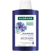 Klorane Haar Centaurée Anti-Yellow Shampoo Wit/Grijs Haar 200 ml | Zilvershampoo