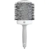 Olivia Garden Expert Blowout Borstel Blowout Shine Brush White&Grey Ø80mm