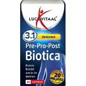 Lucovitaal 1+1 gratis | Pre Pro Post Biotica - 30 capsules