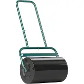 Outsunny gazonroller - staal/metaal - 58x32,5x113 cm - donkergroen