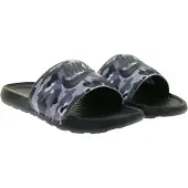 Nike Muiltjes 'VICTORI ONE SLIDE PRINT' grijs / donkergrijs / zwart / wit