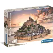 Clementoni - Puzzel - 1500 Stukjes - Mont Saint-Michel Rising - Puzzel Voor Volwassenen - High Quality Collection
