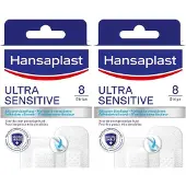 Hansaplast Ultra Sensitive 2x8 St Pleister