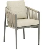 Apple Bee Tuinstoel Bora Bora Dining Armchair Taupe / Natural Oak