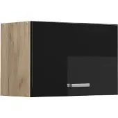 Vicco R-Line Hangkast – 60 cm Plat Zwart hoogglans