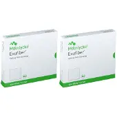 Mesoft Mölnlycke Exufiber Gelvormend Vezelverband 10x10cm 2x10 St Compressen