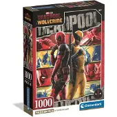 Clementoni - Puzzel - 1000 Stukjes - Marvel Deadpool - Compact Box