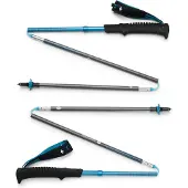 Black Diamond - Trail / running stokken - Distance Carbon Z Desert Sky voor Unisex - Maat 120 cm - Blauw