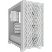 Corsair Boitier PC - 3000D RGB AIRFLOW - ATX Moyen-tour - 3 ventilateurs AR120 RGB - Blanc - (CC-9011256-WW)