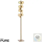 Paul Neuhaus Bronzen Vloerlamp Pure Popup Design