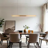 LumenXL Dimbare gouden LED hanglamp - Harvey