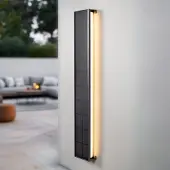 LumenXL Dimbare solar wandlamp voor buiten Dorien - antraciet