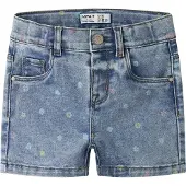 Name it Jeans 'NMFSalli' blauw denim / lichtblauw / geel / rosa