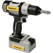 Stanley Jr. Battery Operated Drill Educational Toy Zilver Kinderen