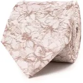 Tresanti stropdas beige bloemen print