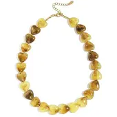 Yehwang Ketting met hartvormige kralen
