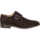 Floris van Bommel nette schoenen donkerbruin effen leer