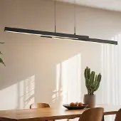 LumenXL Design hanglamp Leia zwart met 3-staps dim