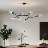 LumenXL 7-lichts zwart met transparant glas - Philip
