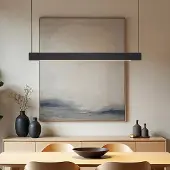 LumenXL Minimalistische hanglamp met aanpasbare lichtsterkte, Abby - zwart