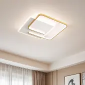 LumenXL Design plafondlamp 2-lichts Rune met dimbare LEDs - vierkant
