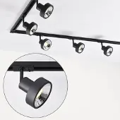 LumenXL Modern 1-fase railsysteem van 3 meter met Joel spots - plafondlamp