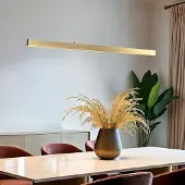 LumenXL Minimalistische hanglamp Ami met 3-staps dimbare LEDs - goud