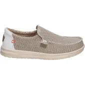 HeyDude Mikka Braided Slip-On Sneakers Heren Beige - Wit 43