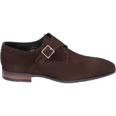 Floris van Bommel nette schoenen bruin effen gesp