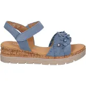 Gabor Sandalen blauw Leer Maat 7