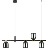 ITALUX SERVIO PND-66892-4-BK-SG hanglamp