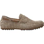 Floris van Bommel Mocassins 'De Drijver 02' blauw / lichtgrijs