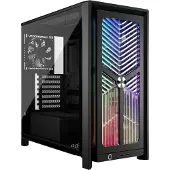 Corsair PC-behuizing Frame 4000X RS miditower Zwart RGB gehard glas