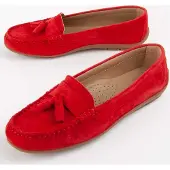 Purapiel Mocassin Meilis3 Rood