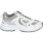 Cruyff sneakers wit/zilver Meisjes Leer - maat 32 | Sneaker van