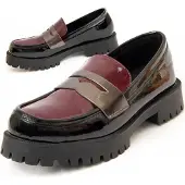Montevita platform mocassin Macca2 In zwart