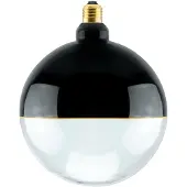 Segula Lichtbron zwart en helder Illusion 6W - E27 - 260lm - 1900K - Ø 19cm