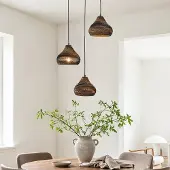 LumenXL Hanglamp van karton Lumina, 3-lichts