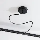 LumenXL Tweezijdige middenvoeding voor 1-fase railsysteem, zwart of wit